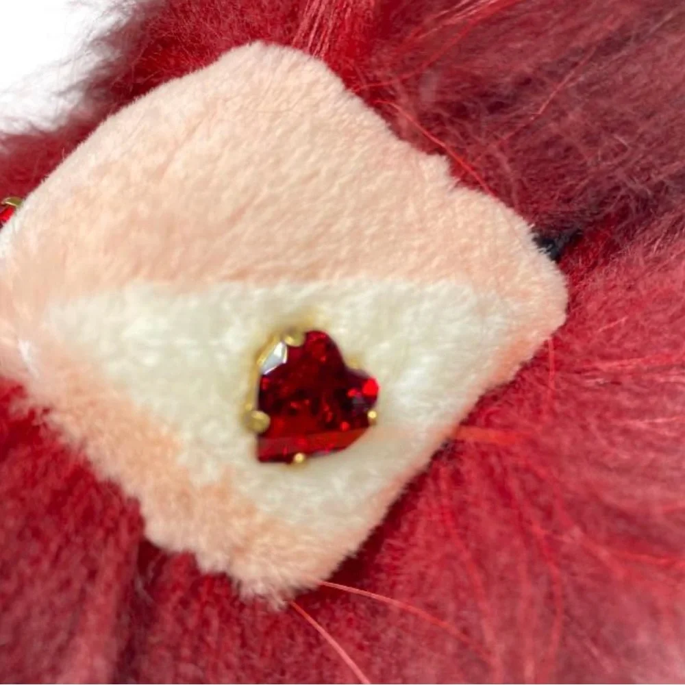 Fendi Monster Bugs Fur Bag Charm  Heart Eyes